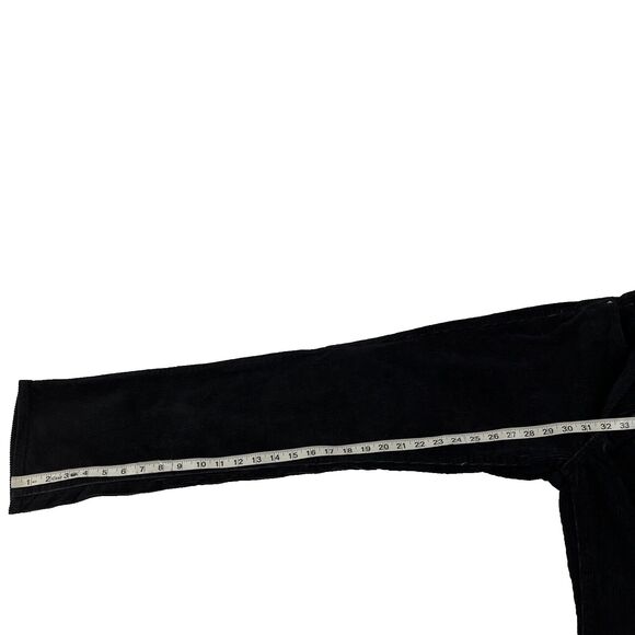 Women’s Levi’s 314 Shaping Straight Black Corduroy Pants Sz 31x30 NWT Irregular - Picture 7 of 7